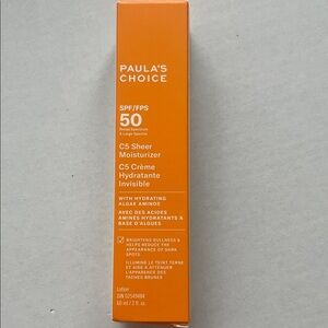 Paula's Choice  C5 Sheer Moisturizer SPF 50 60 ml